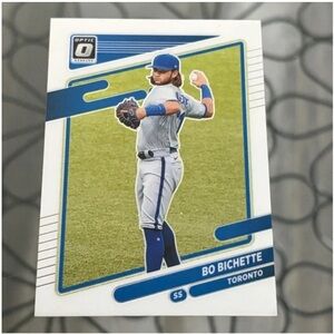 Bo Bichette 2021 Donruss Optic Toronto Blue Jays Baseball Card